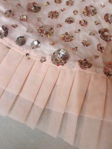 Net Siqunce Work Frill Lahnga Set