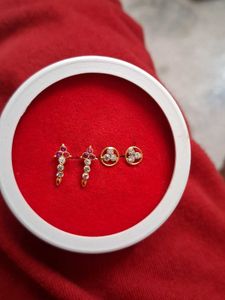 Elegant Gold Nose Pins Set