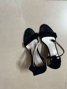Black Ankle Strap Heels