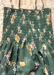 Green Floral dress🥑
