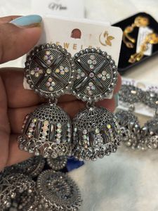 3 pair Elegant Jhumka Earrings