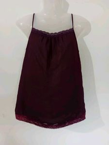Lace Trim Cami Slip