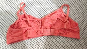 Coral Pink Comfortable Bra