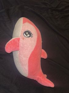 Cute Pink Shark Plush Toy