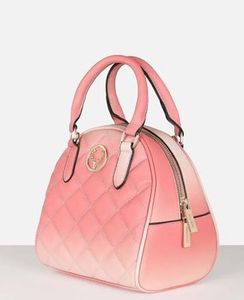 Chic Quilted Pink Handbag