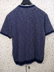 VALUZI men's knitted textured tshirt