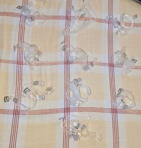 Clear Adjustable Bra Straps (pack of 10 sets)