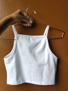 Distrupt White Crop Top