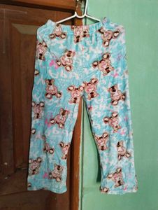 length 34,Cute Teddy Bear Pajama Pants