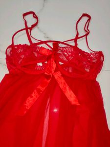Sexy Red Babydoll Lingerie