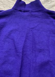 Purple Turtleneck Sweater