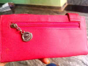 Bright Pink Wallet