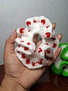 Handmade Crochet Scrunchie