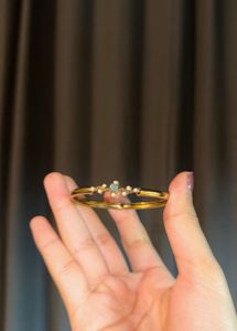Gold Bracelet with Emerald