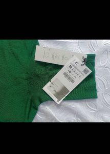 Zara Green Turtleneck Sweater
