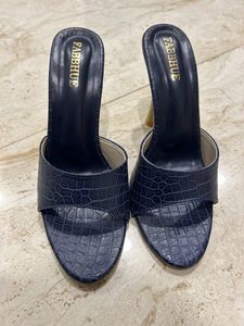Denim Blue Pencil Heels
