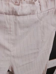 Elegant Red Kurta with White Pant