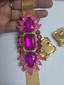 Stunning Pink Gemstone Jewellery Set