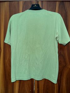 Combo of Two H&amp;M Light Green &amp; Pink Crew Neck T-Sh