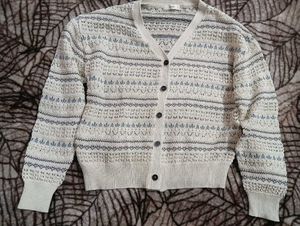 Crochet Knit Cardigan