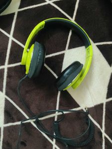 Neon Green Headphones
