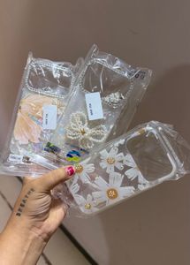 iphone 17 pro Cute Daisy &amp; Pearl Phone Cases