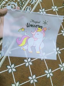 1 Unicorn Pouch And Safety Pin Pouch