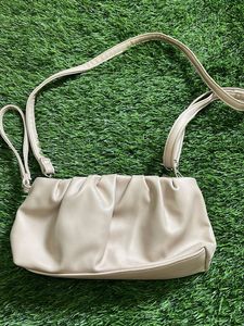 Stylish Ruched Clutch/sling Bag