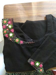 Hand Embroidered Unstitched Suit