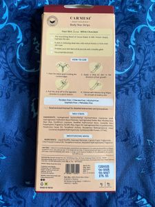 CARMESI Body Wax Strips - White Chocolate