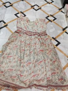 a white frock