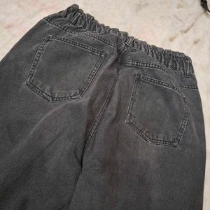 black grey High Waisted Jeans