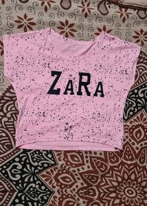 Pink Oversize T Shirt