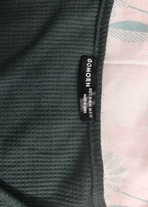 Green Ruched Top