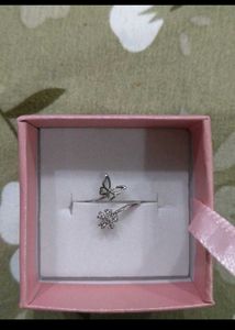 Charming Butterfly &amp; Snowflake Ring