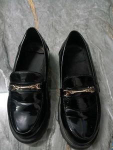 Chic Black Patent Loafers