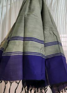 Beautiful Purple Zari Border Dupatta
