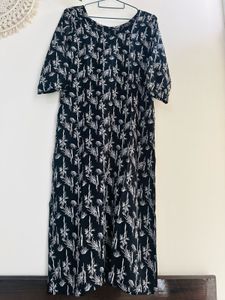 Black &amp; White Printed suit pallazo set
