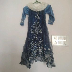 Blue Elsa Inspired Dress