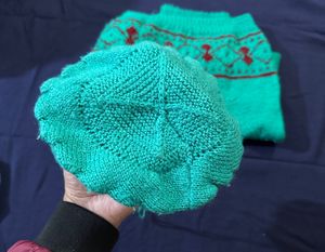 Handmade Sweater And Cap