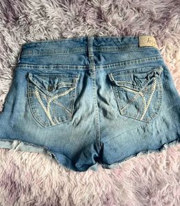 Cute Distressed Denim Shorts