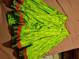 Beautiful ethnic skirt with big ghera❤️