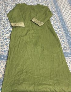 Green Kurta Set with Dupatta