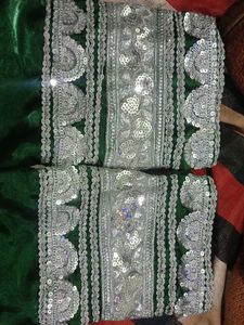 Elegant Green Kurta with Embellished Sleeves