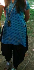 blue kurta