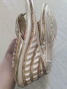 Sparkling Rhinestone Embellished Flats