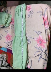 Sparkling Mint Green Kurta Set with Dupatta