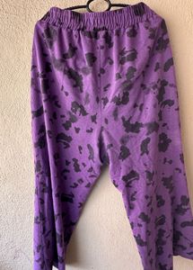 Purple Tie-Dye Joggers