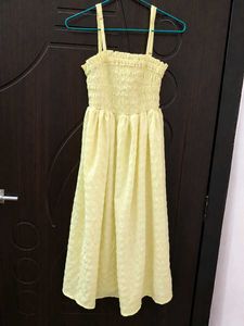 Chic Smocked Square Neck Maxi Dress