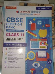 Oswaal Books CBSE Class 11 English Core